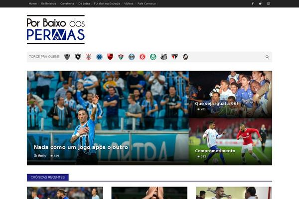 Site using Widget Post Slider plugin