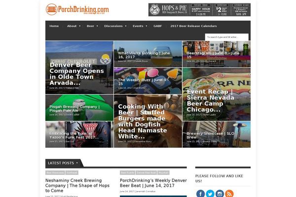 Site using Live Blogging plugin