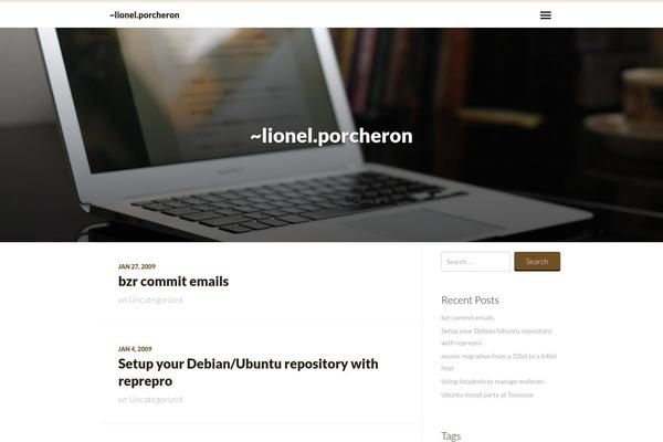 Cinnamon theme site design template sample