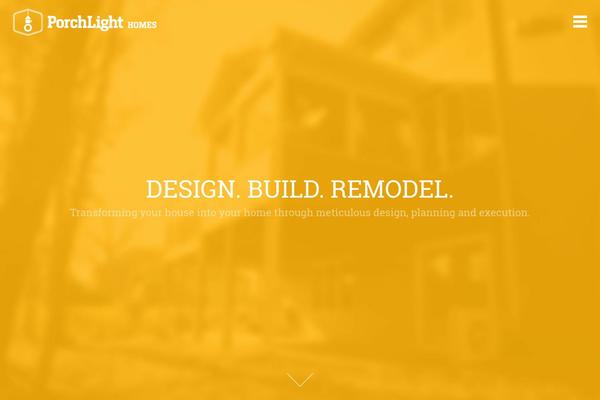 Port theme site design template sample