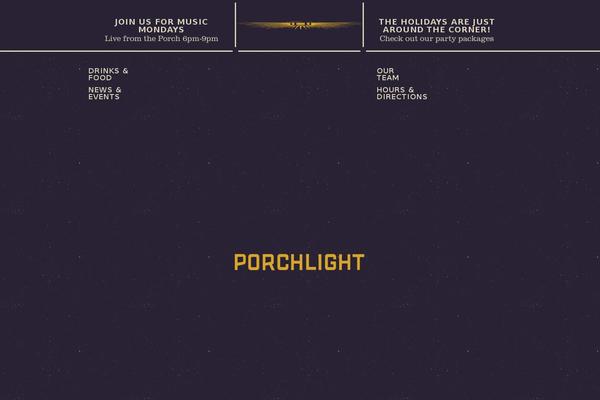 porchlight WordPress theme, websites list used porchlight theme porchlight theme websites examples
