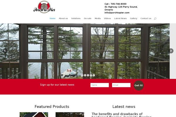 Divi Child theme site design template sample
