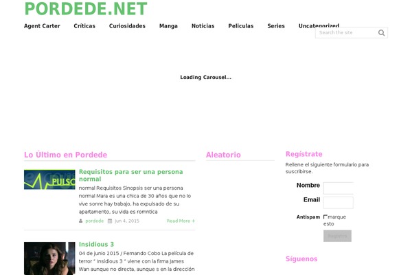 Frontpage theme site design template sample