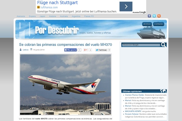 pordescubrir.com site used Blogpd2016