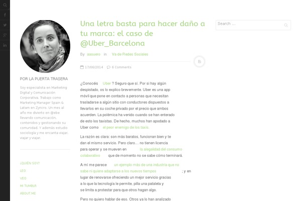 porlapuertatrasera.com site used DW Minion