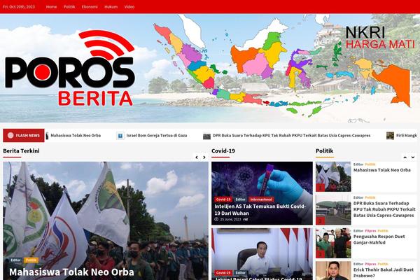 Covernews-pro theme site design template sample
