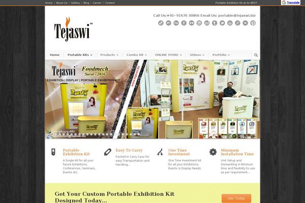 Modernize theme site design template sample