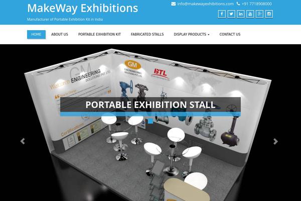 Enigma theme site design template sample