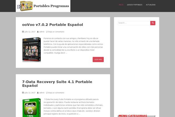 Quark theme site design template sample