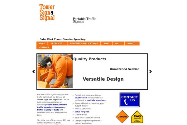 BigFeature theme site design template sample
