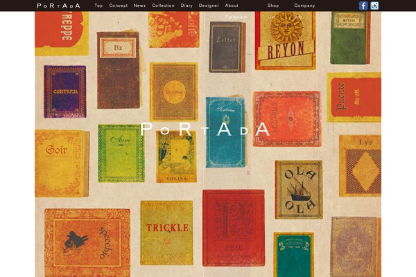 Portada theme site design template sample