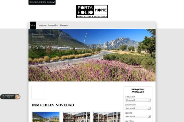 RealEstate theme site design template sample