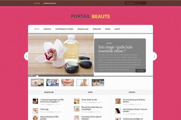 Aggregate theme site design template sample