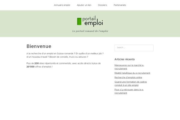 WordPress website example screenshot