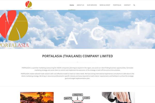 Enfold theme site design template sample