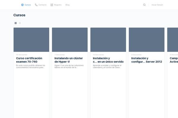 Site using Learndash-course-grid plugin