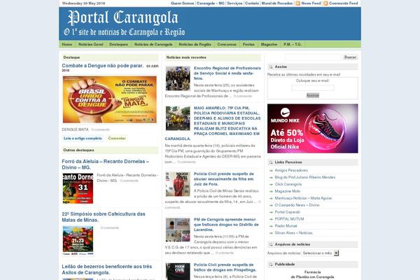 Site using Social Media Widget plugin