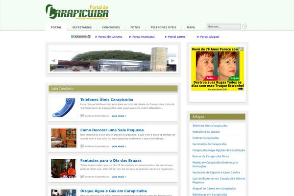 Continuum theme site design template sample