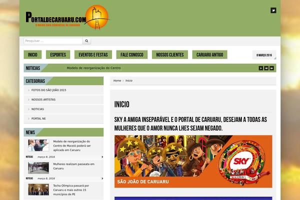 Powermag theme site design template sample