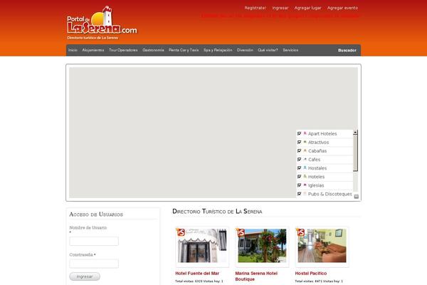 GeoPlaces theme site design template sample