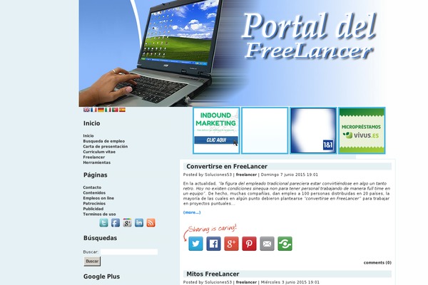 portaldelfreelancer.com site used Unistar