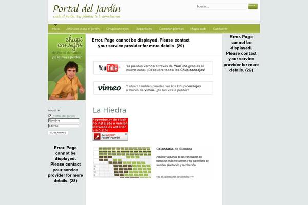 portaldeljardin.com site used Dazzling
