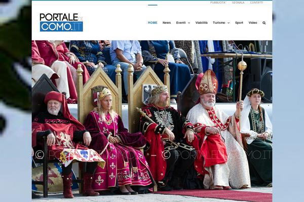 portaledicomo.it site used Valenti Child