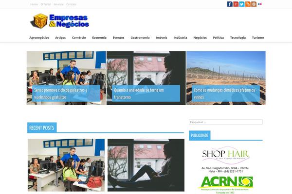 Verge theme site design template sample