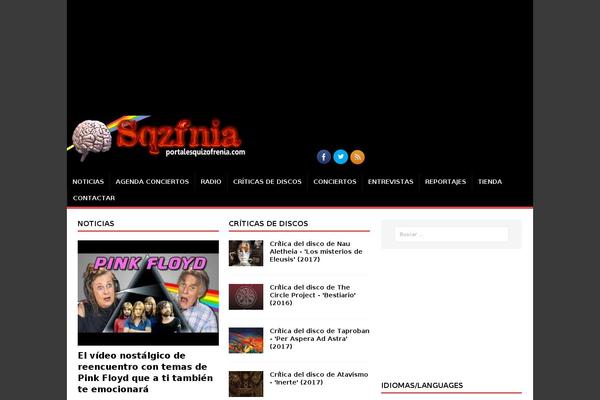 MH Magazine theme site design template sample