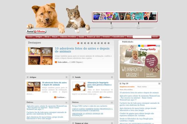 Contentberg theme site design template sample