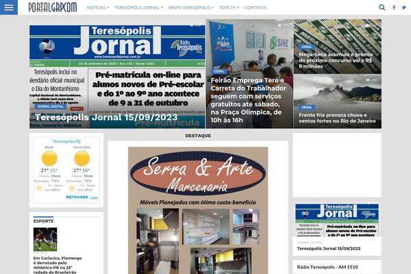 Flex Mag theme site design template sample