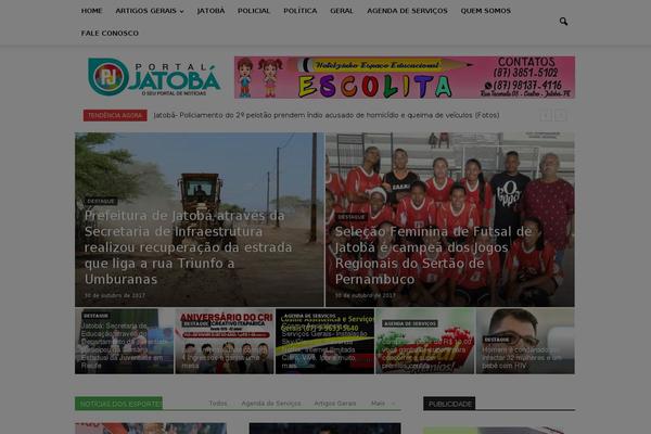 Cream Magazine theme site design template sample