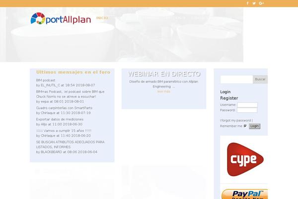 Site using Asesor de Cookies para normativa española plugin