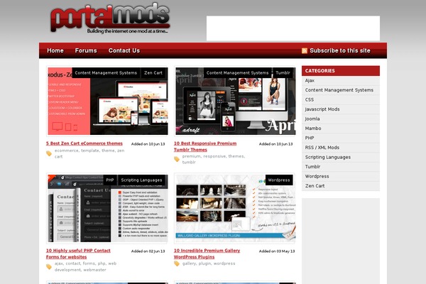 Snapshot theme site design template sample