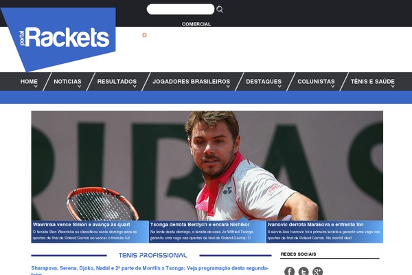 portalrackets.com.br site used Rackets