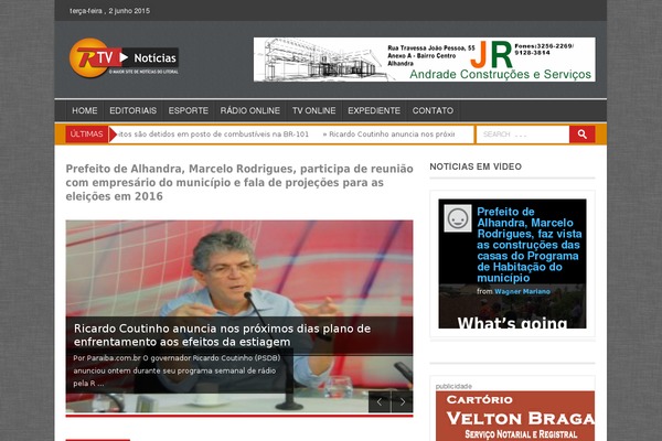 Site using Arconix Flexslider plugin