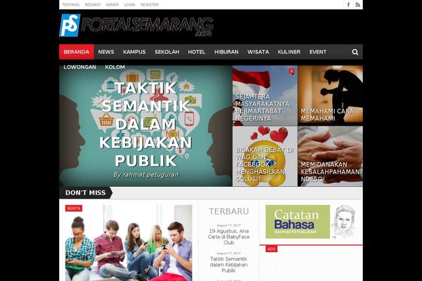 Zox-news theme site design template sample