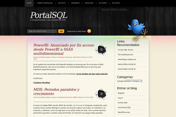Blackpower theme site design template sample