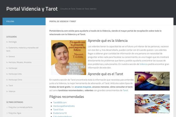 Hueman theme site design template sample