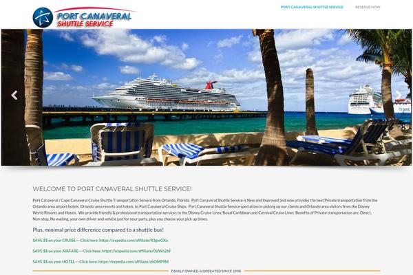 Travelo theme site design template sample