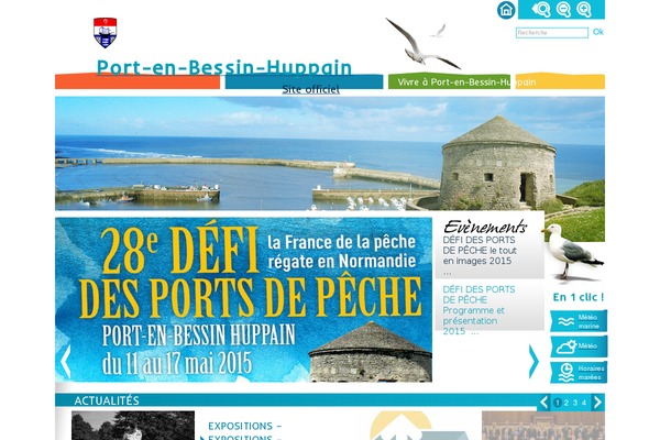 Port theme site design template sample