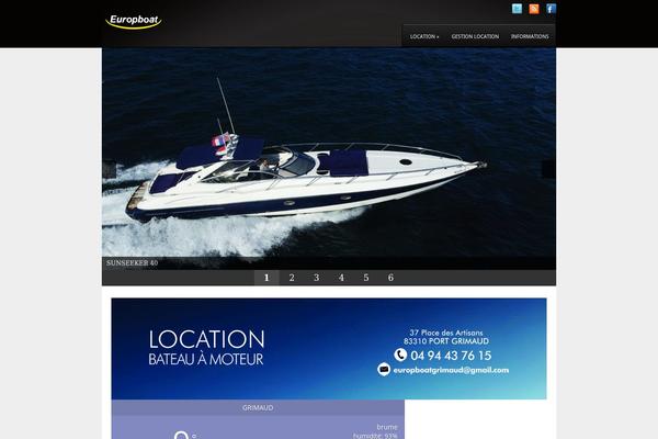 Mangos theme site design template sample