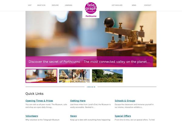 Telegraph theme site design template sample