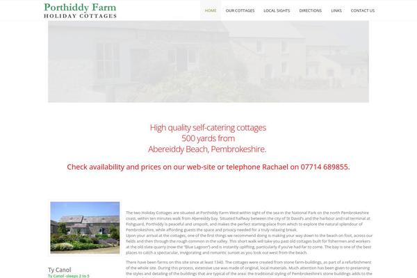 Infinite theme site design template sample