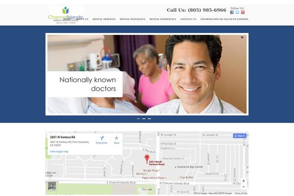 Care theme site design template sample