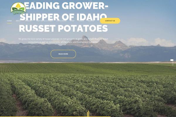 Agro-child theme site design template sample