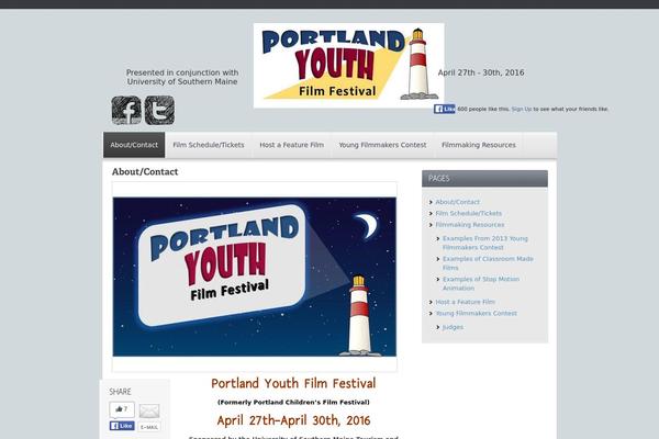 Continuum theme site design template sample