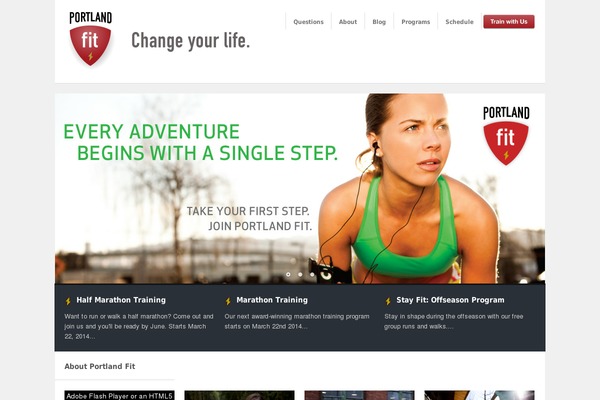 portlandfit.com site used Knead