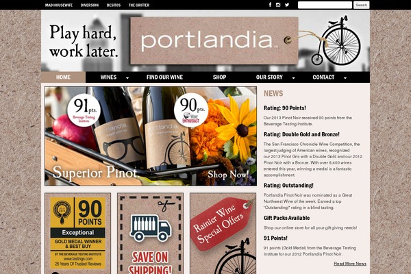 rainierbrands theme websites examples