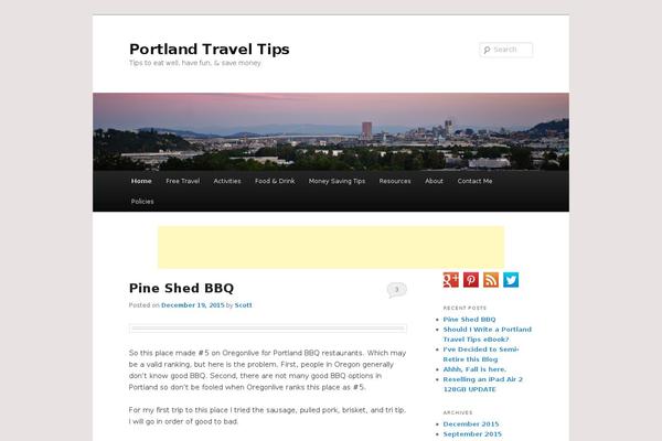 WordPress website example screenshot